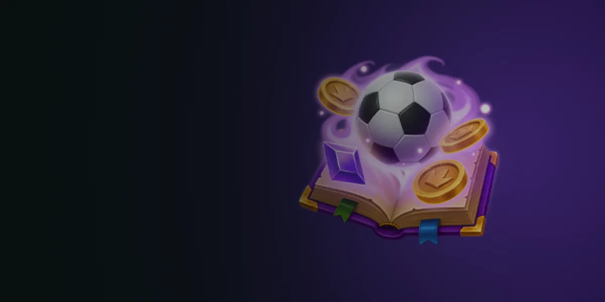 Ballon de football sur un livre ouvert, visuel du pack sports