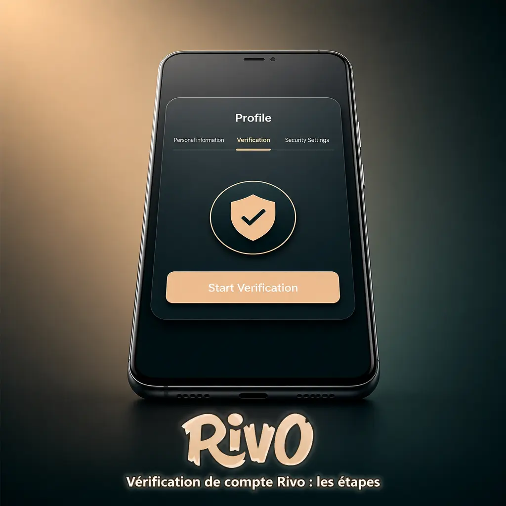 Étapes de vérification de compte Rivo : pièce d'identité, justificatif de domicile et moyen de paiement.
